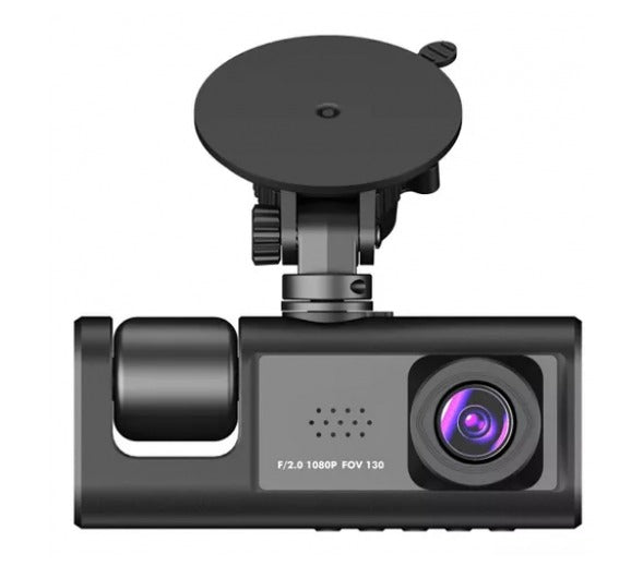 Cámara para Automóvil WiFi 3 en 1 Full HD 1080P con Cámara Trasera