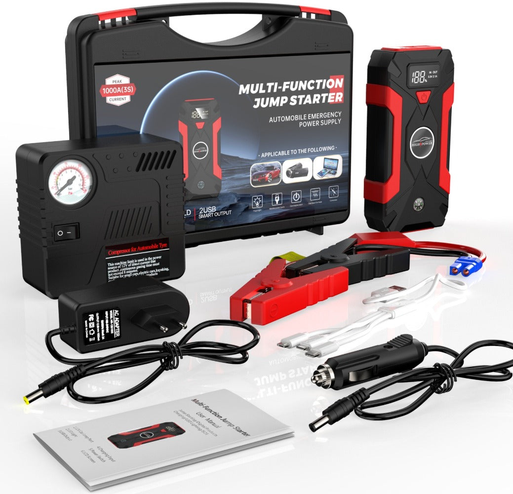 SET JUMPER DE BATERÍA Y COMPRESOR