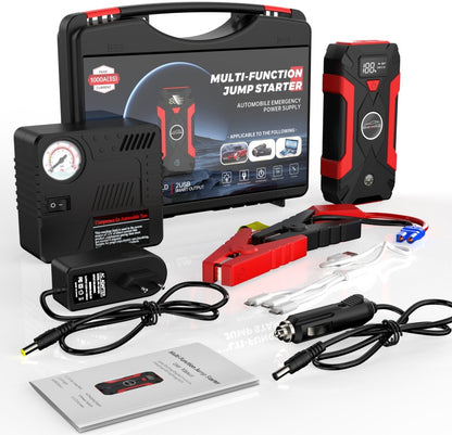 SET JUMPER DE BATERÍA Y COMPRESOR